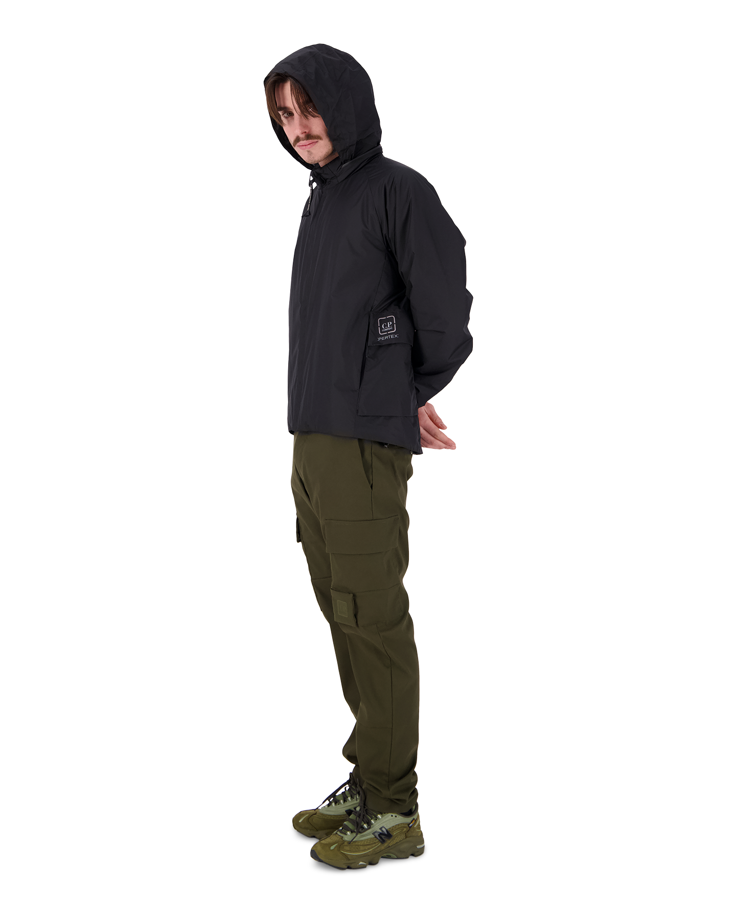 C.P. Company Metropolis The Metropolis Series Pertex? Concealable Hood Jacket ZWART 3