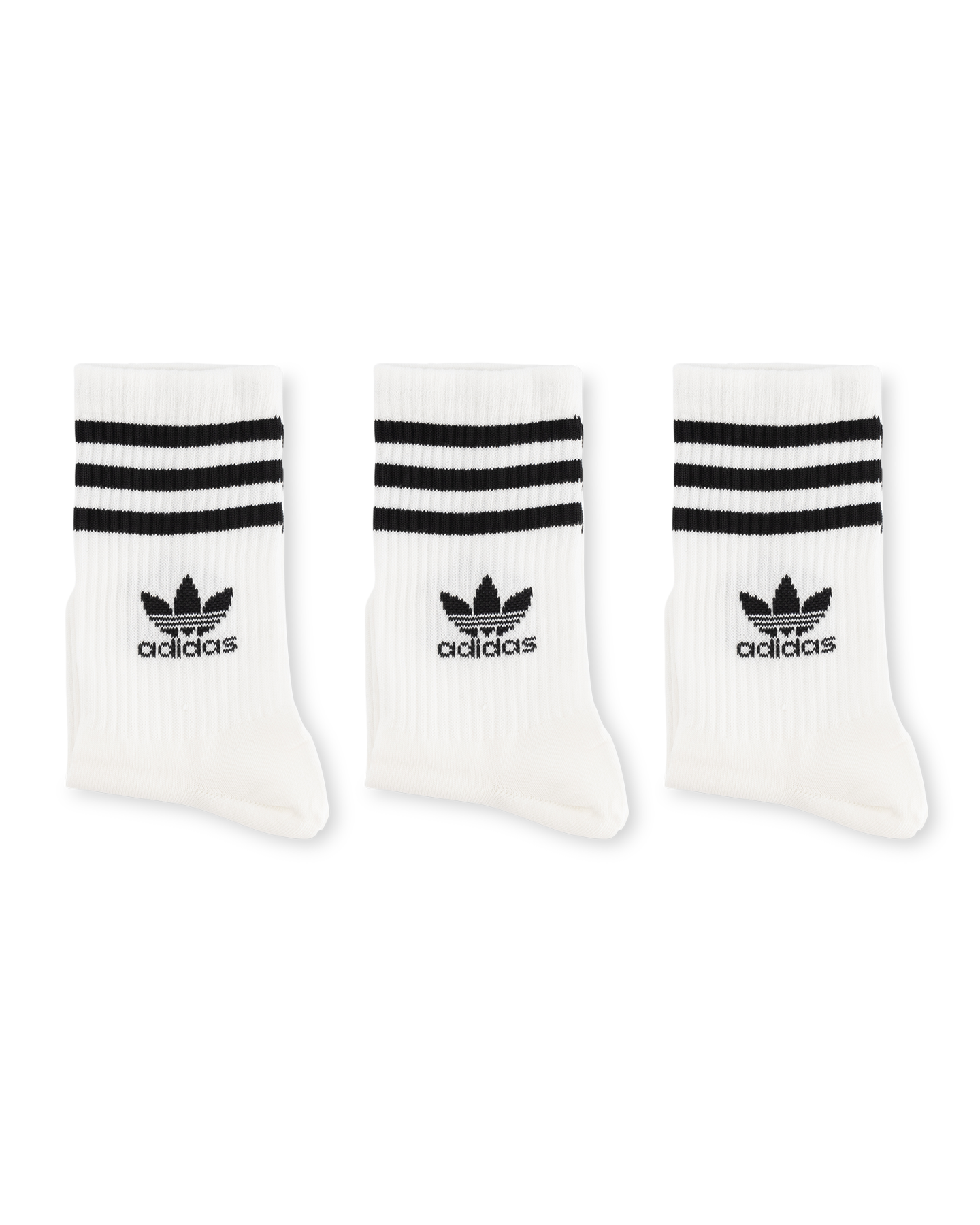 adidas Mid Cut Crw Sck 3-Pack WIT 1