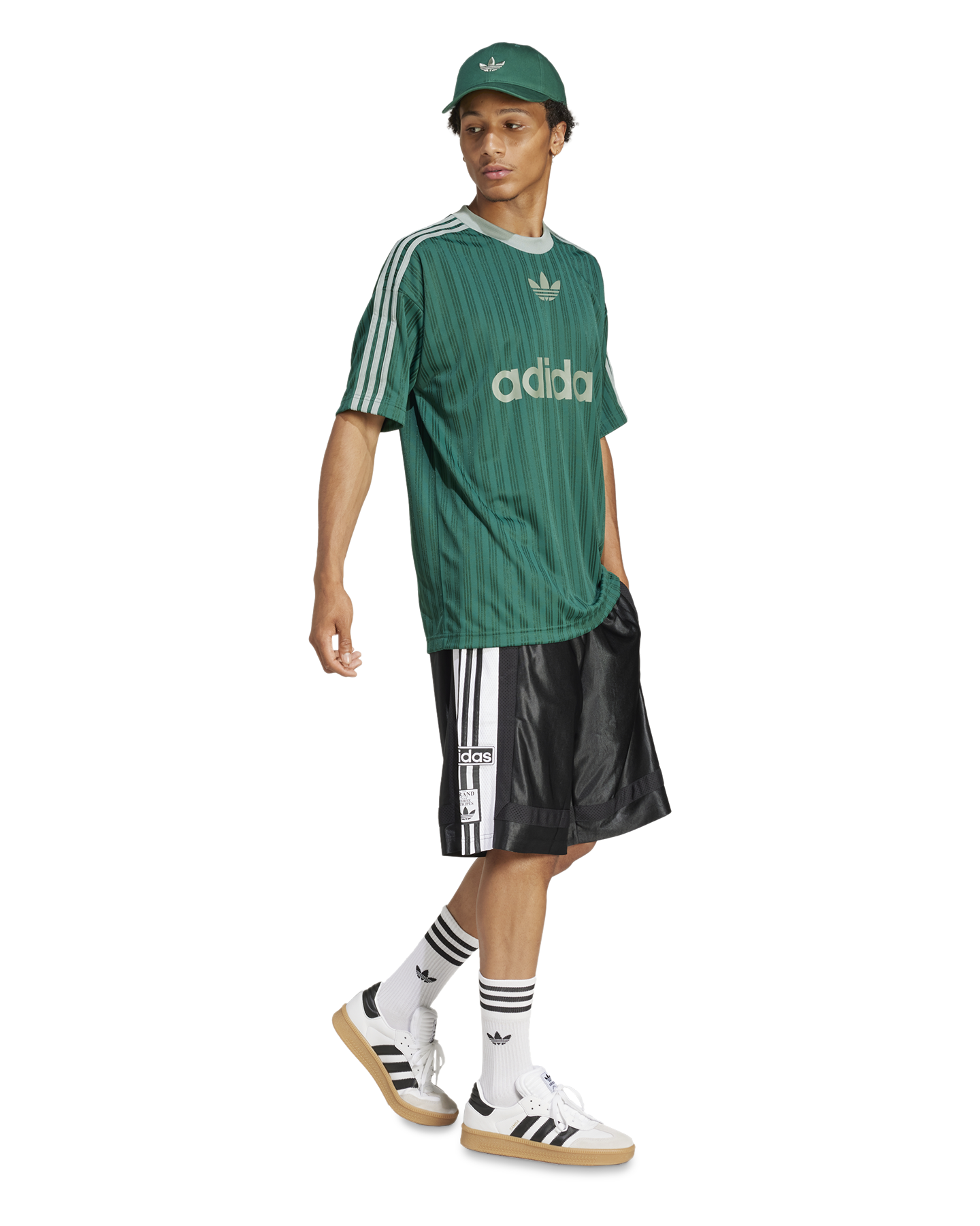 adidas Adicolor Poly T GROEN 6