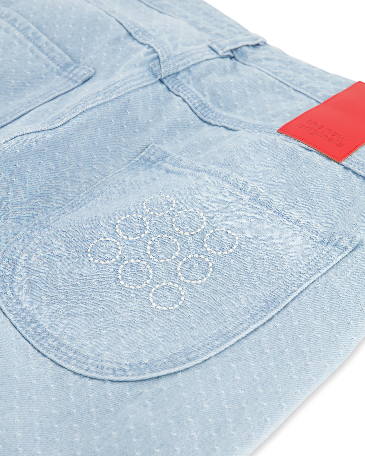 The New Originals 9-Dots Polka Dot Relaxed Jeans - Light Wash BLAUW 5
