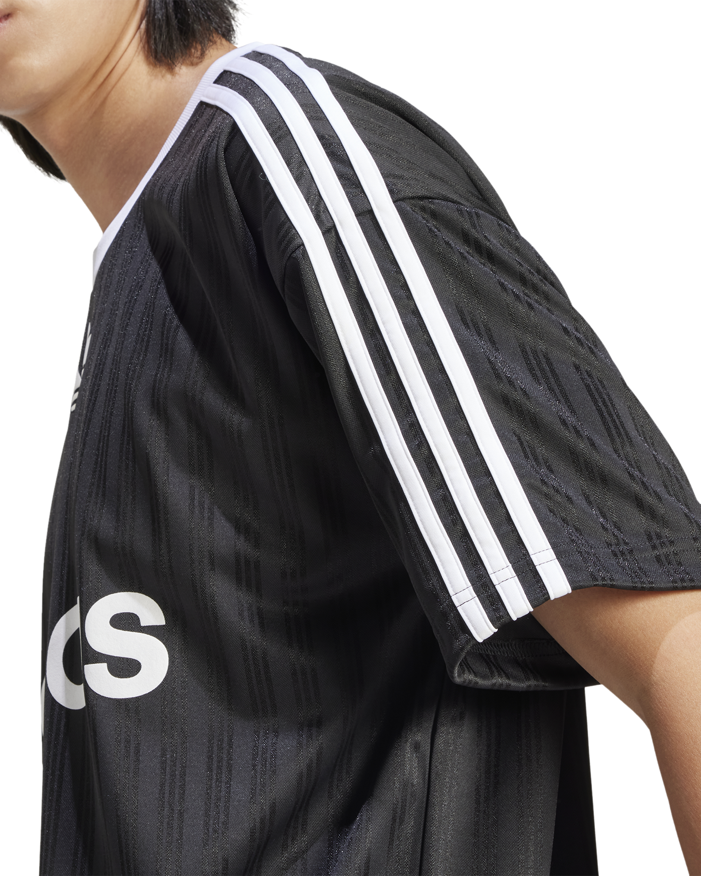 adidas Adicolor Poly T ZWART 6