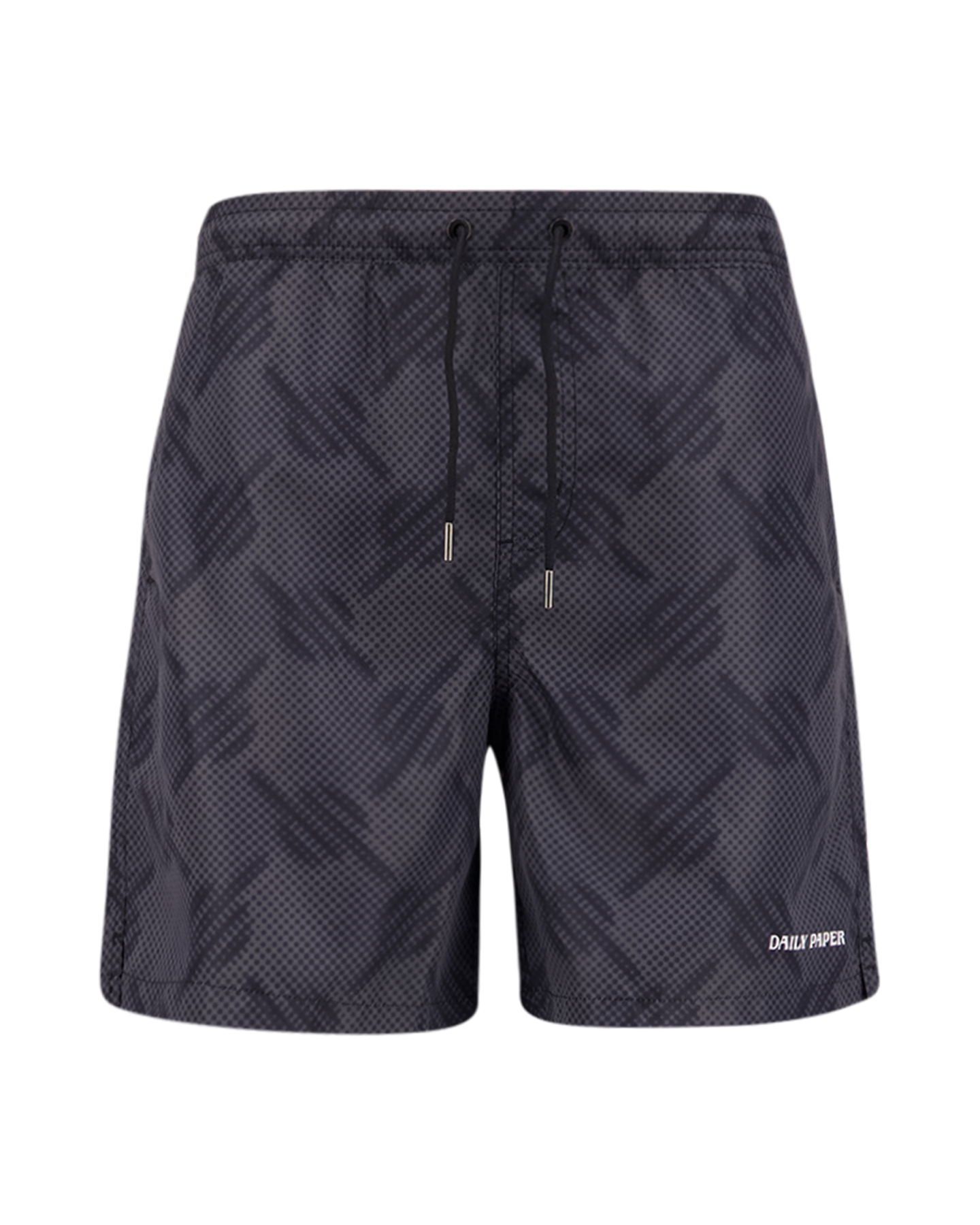 Daily Paper Dotted Monogram Swimshorts ZWART 1