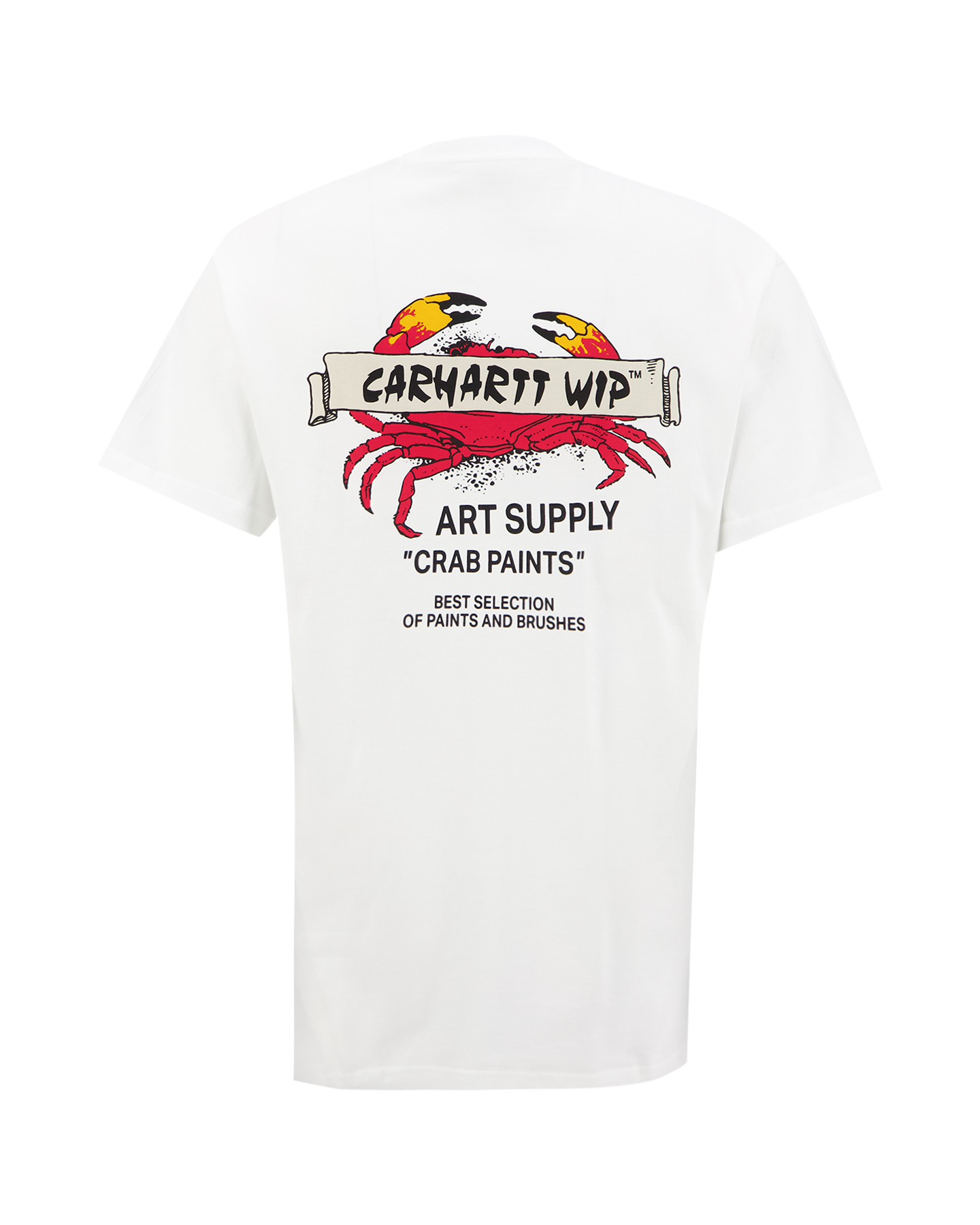 Carhartt WIP S/S Crab Paint T-Shirt WIT 1