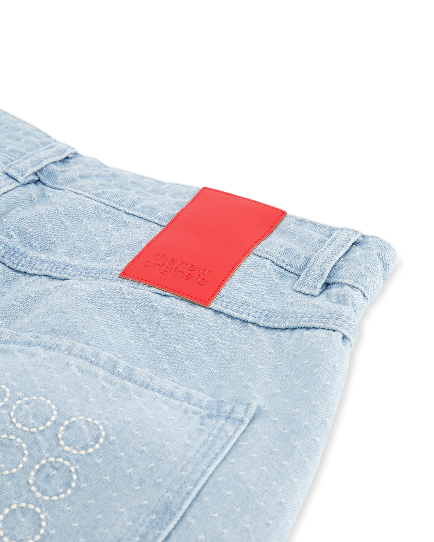 The New Originals 9-Dots Polka Dot Relaxed Jeans - Light Wash BLAUW 4