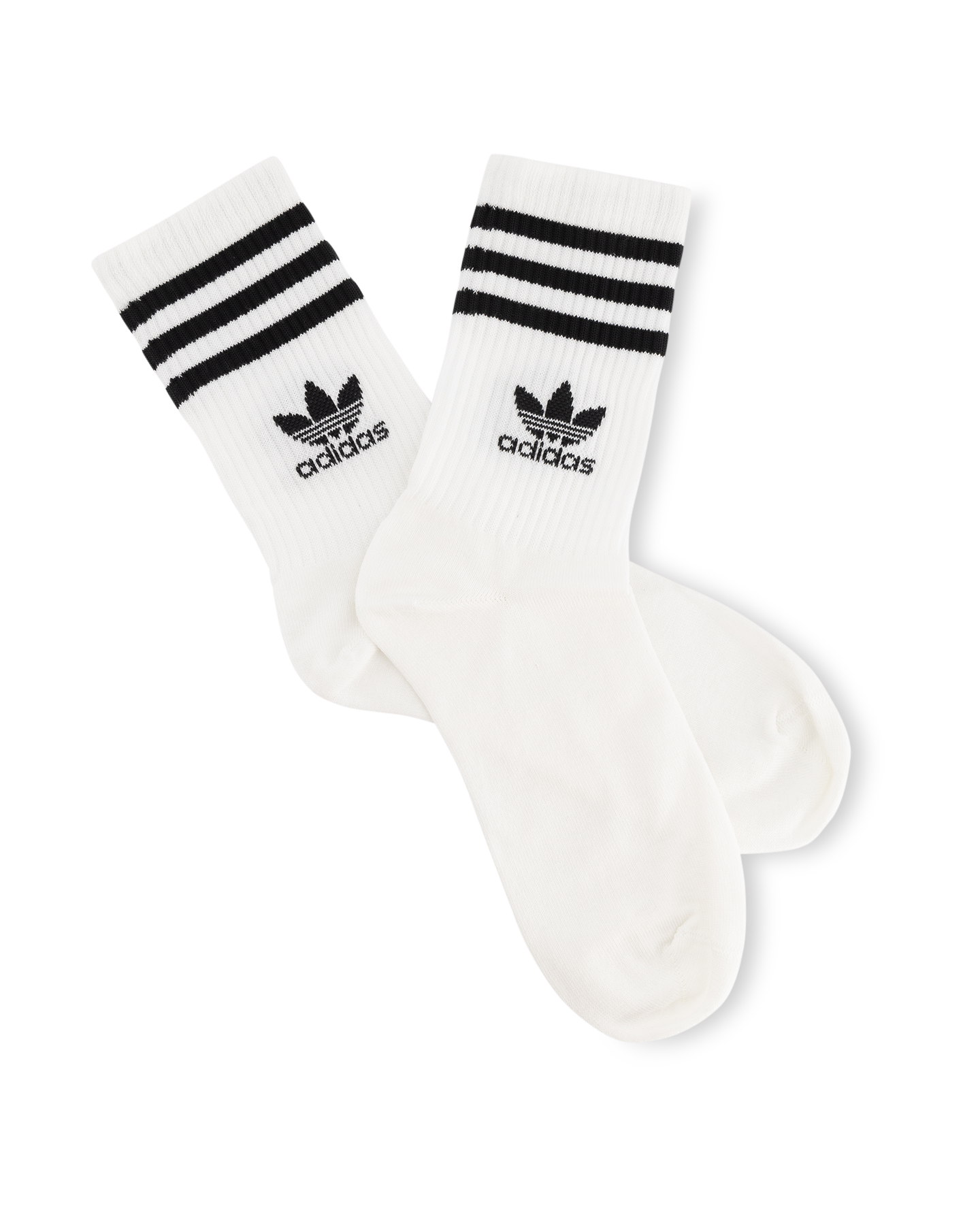 adidas Mid Cut Crw Sck 3-Pack WIT 2