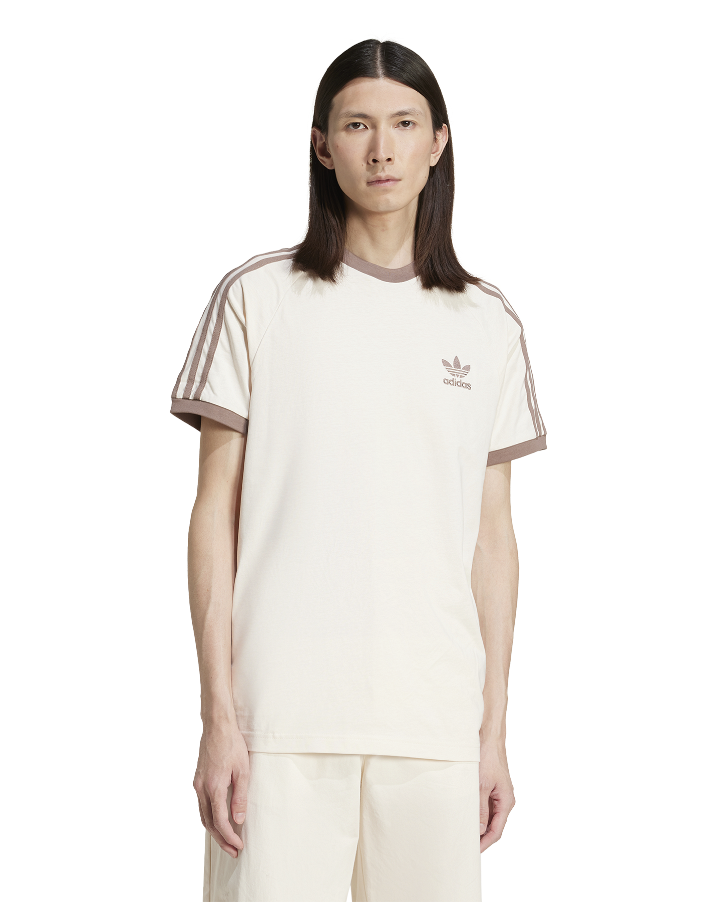 adidas 3-Stripes Tee BEIGE 3