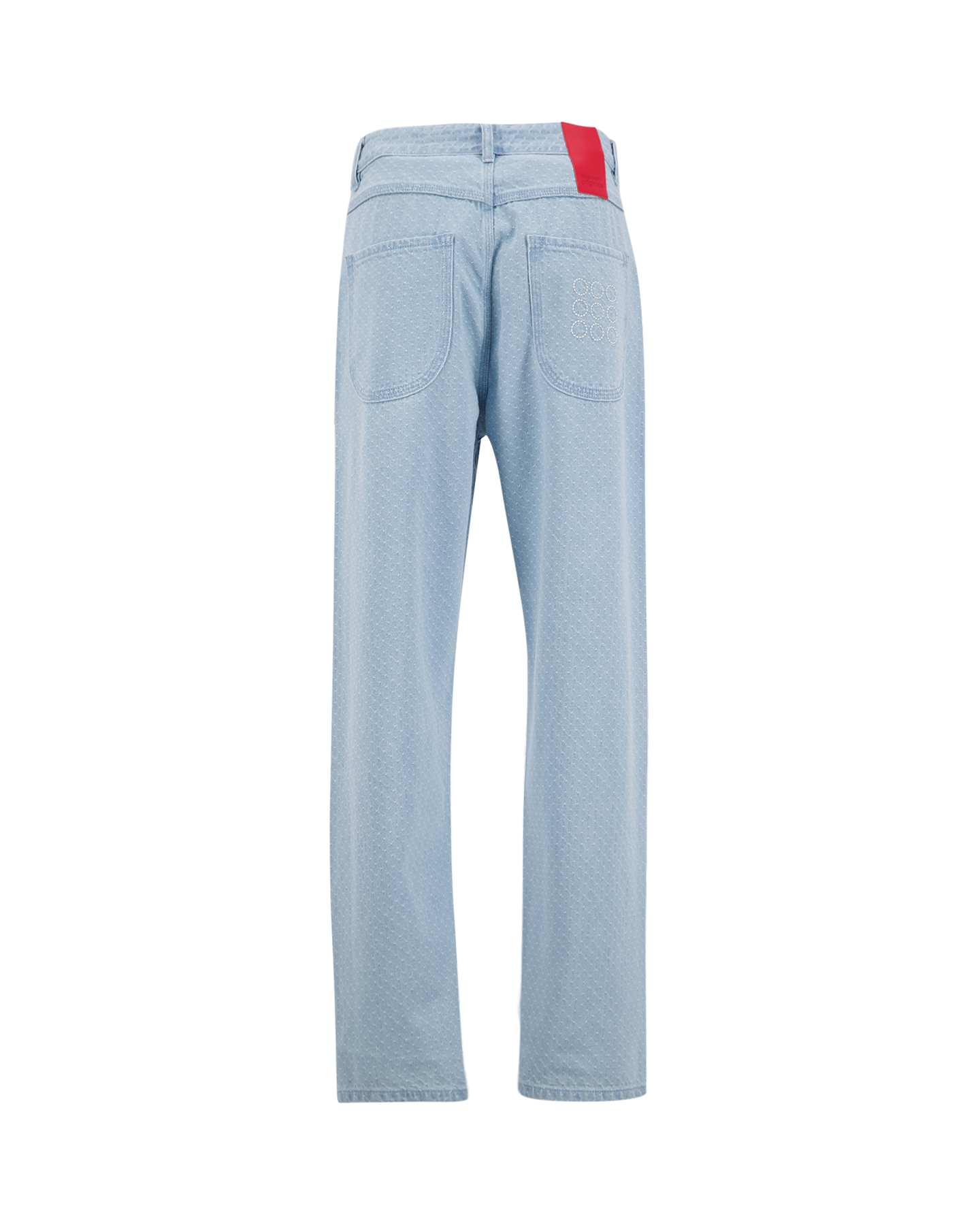 The New Originals 9-Dots Polka Dot Relaxed Jeans - Light Wash BLAUW 2
