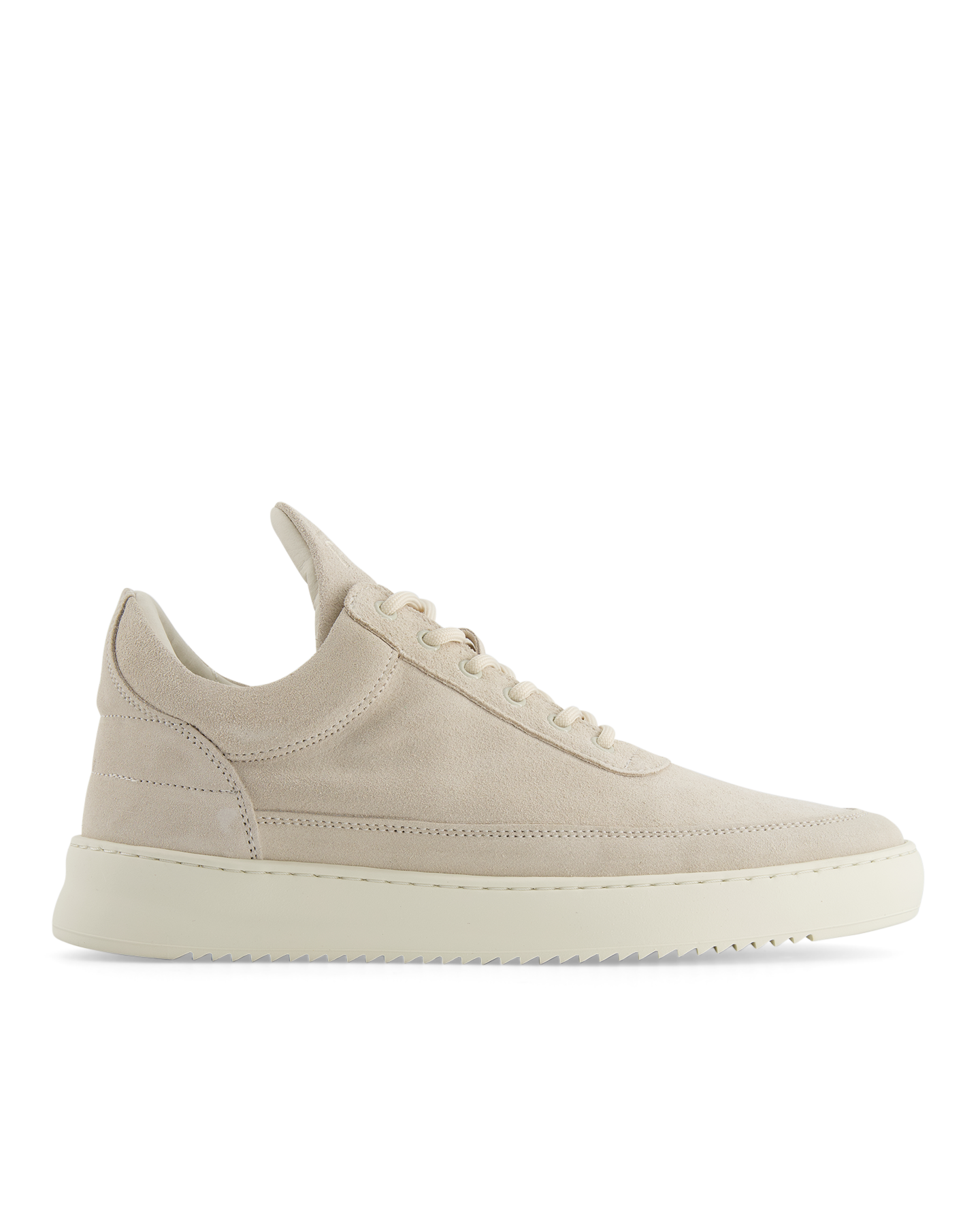 Filling Pieces Low Top Suede Organic Off White BEIGE 1