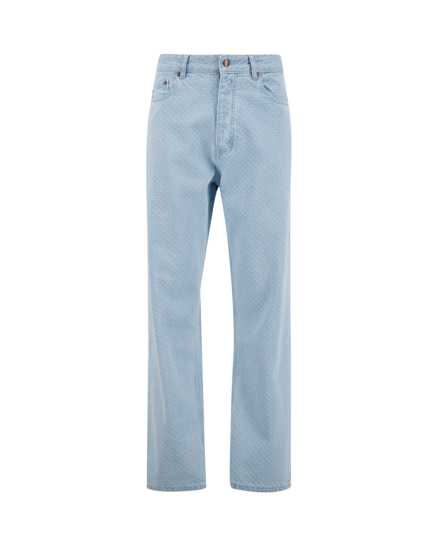 The New Originals 9-Dots Polka Dot Relaxed Jeans - Light Wash BLAUW 1