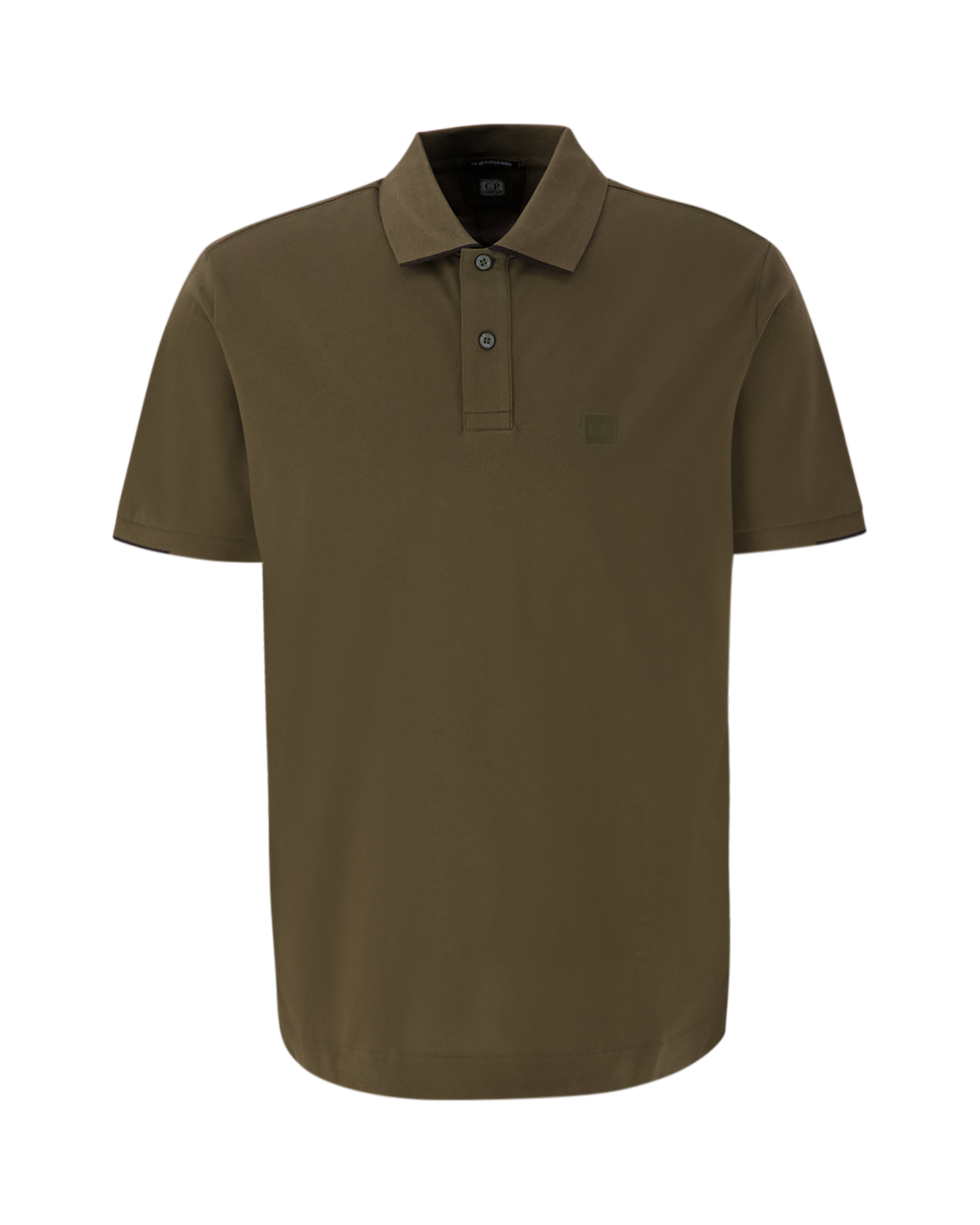 C.P. Company Metropolis The Metropolis Series Stretch Piquet Polo DONKERGROEN 1