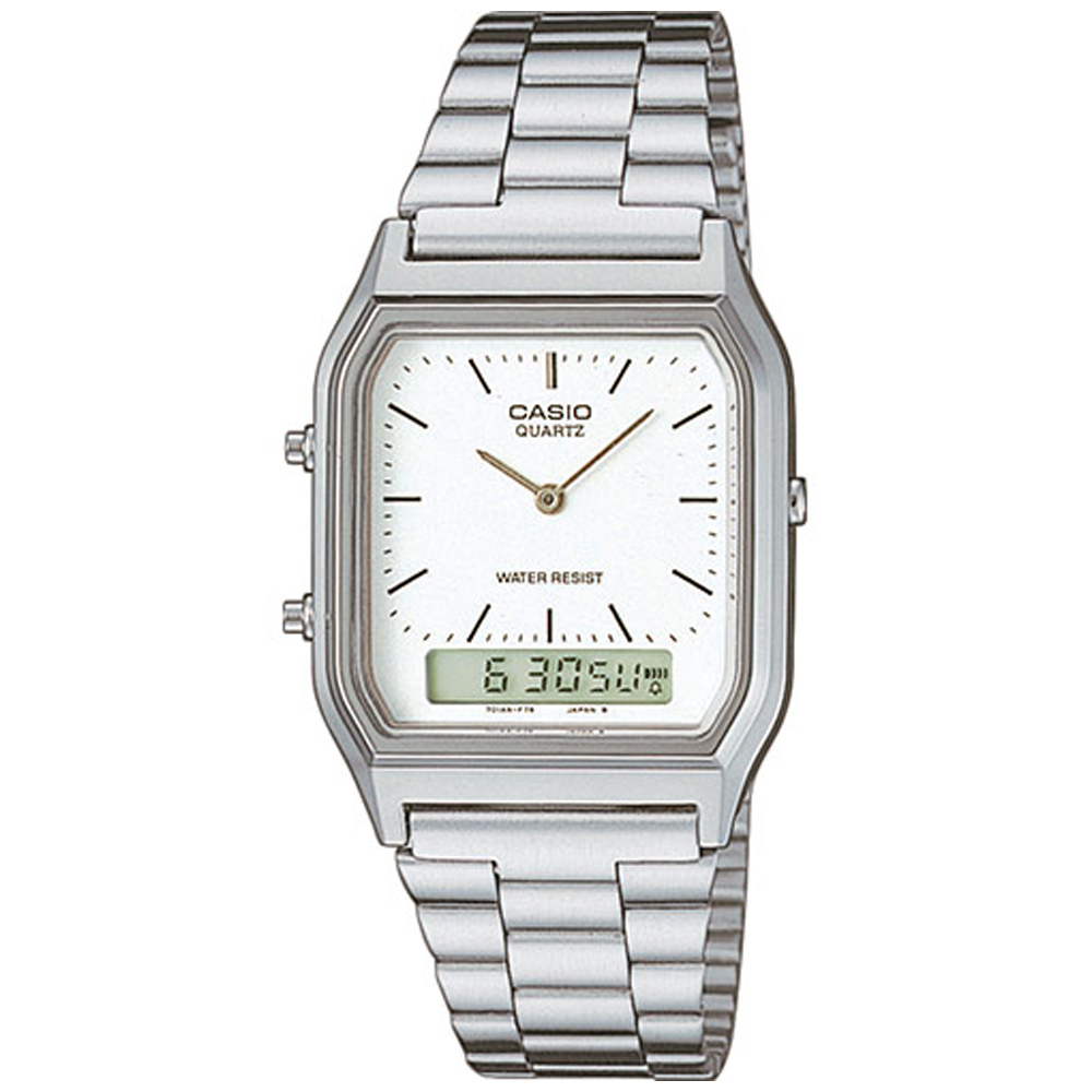Casio CA AQ-230A-7DMQYES ZILVER 1