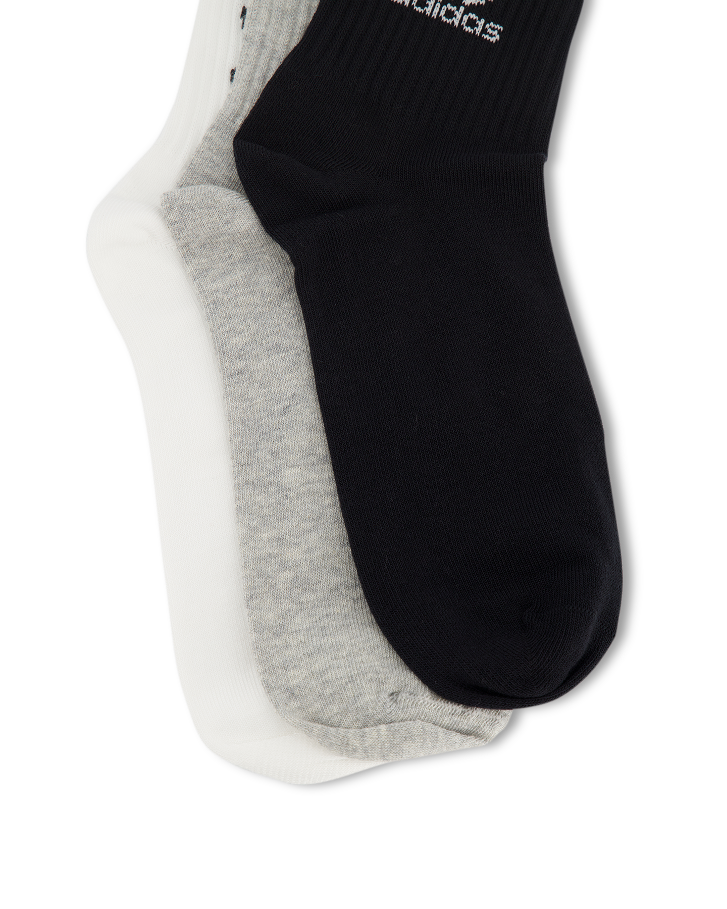 adidas Crew Sock  - 3 Paar WIT 4