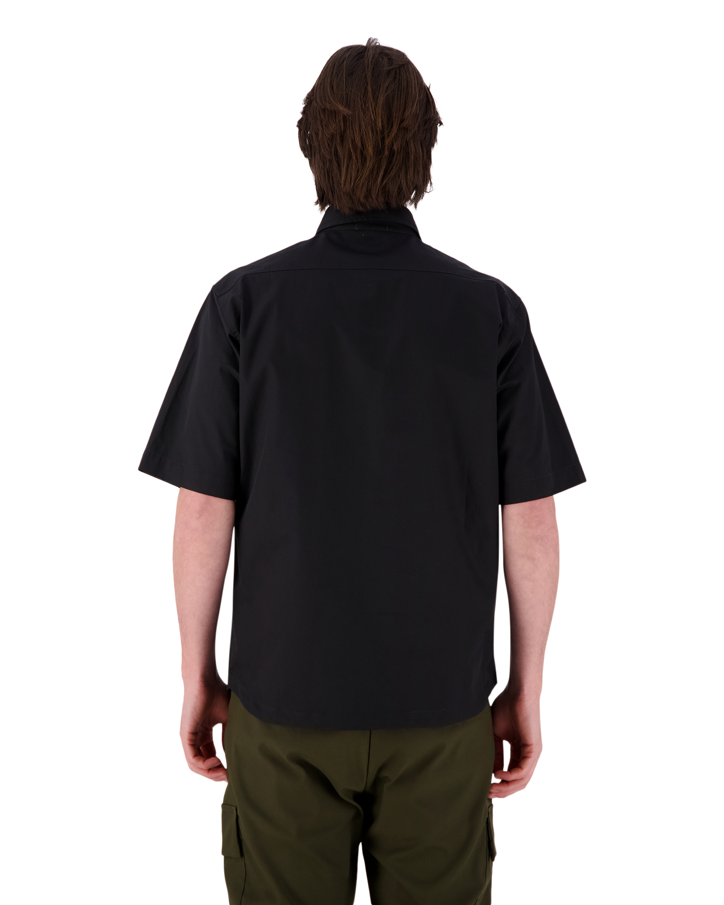 C.P. Company Metropolis The Metropolis Series Gabardine Short Sleeve Shirt ZWART 5