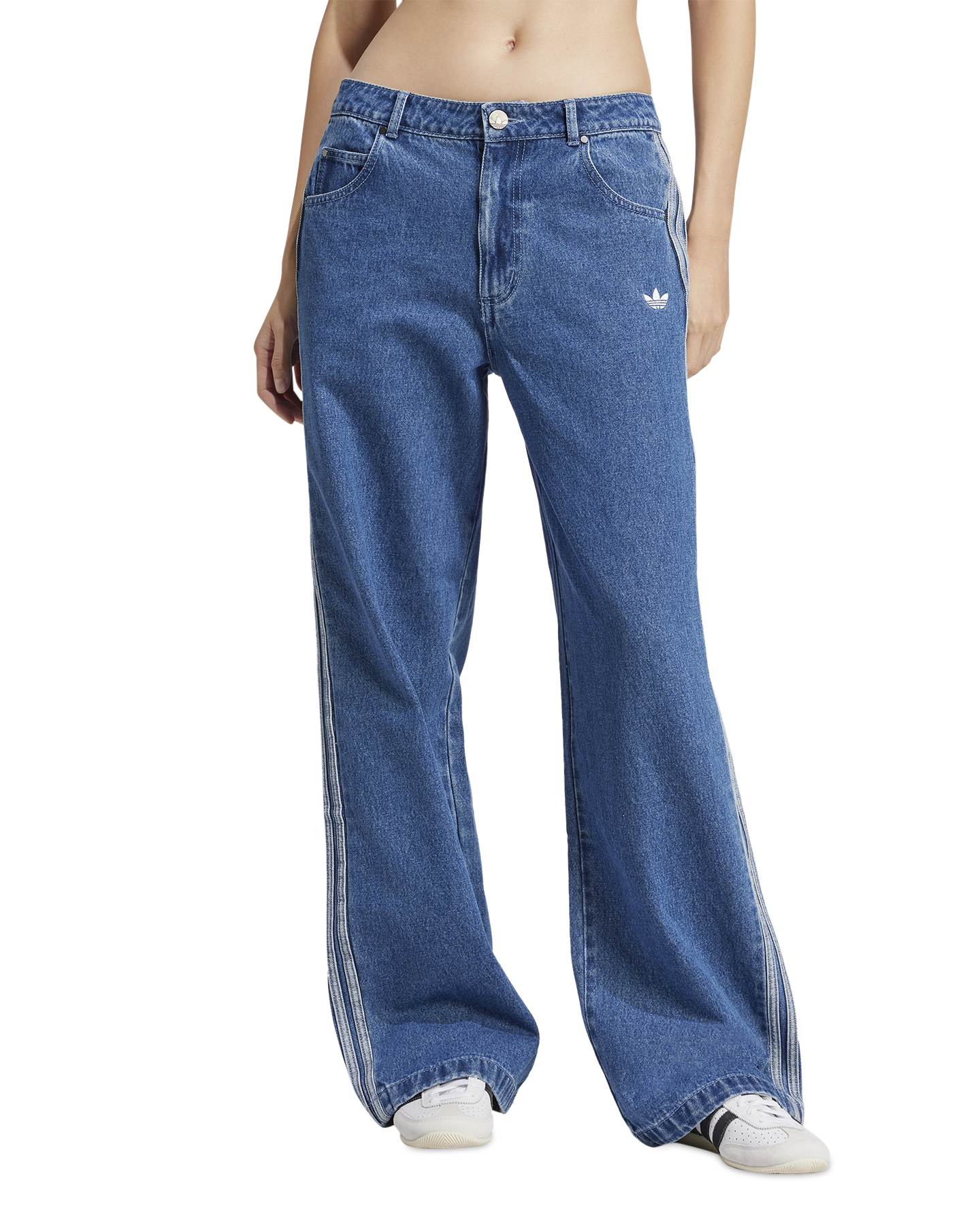 adidas Denim 3S Pant BLAUW 3
