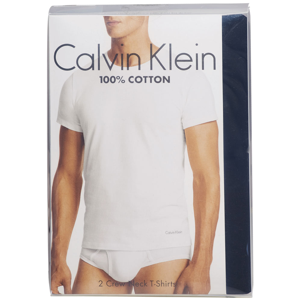 Calvin Klein S/S Crew Neck 2P WIT 2