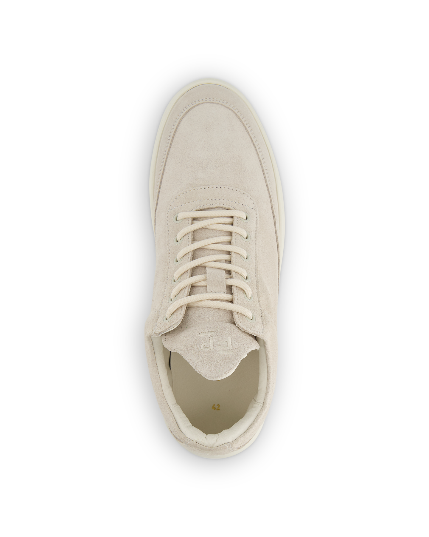 Filling Pieces Low Top Suede Organic Off White BEIGE 5