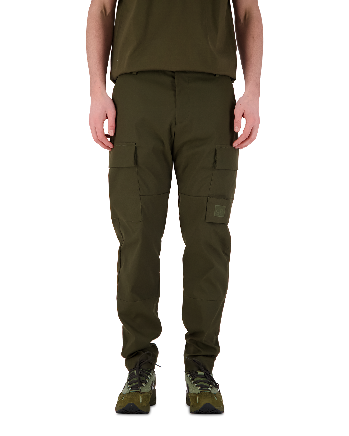 C.P. Company Metropolis The Metropolis Series Technical Panama Ergonomic Cargo Pants DONKERGROEN 4