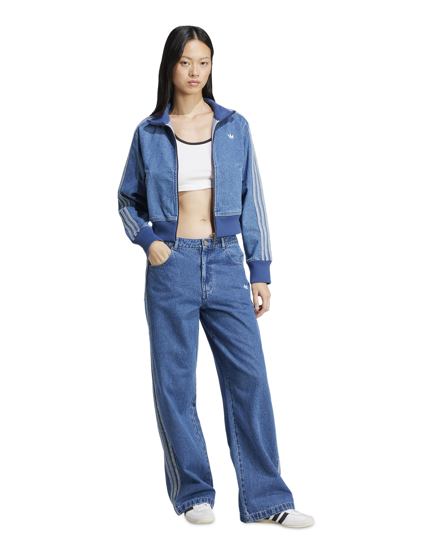 adidas Denim 3S Pant BLAUW 7